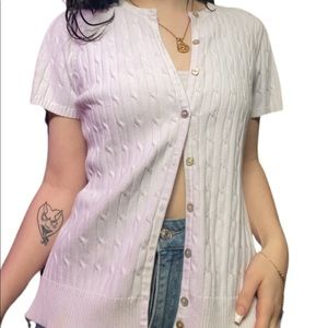 SOFT beachy short sleeved cardigan